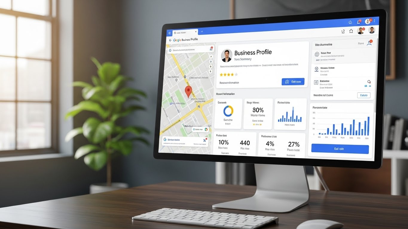 Google Business Profile on a desktop computer